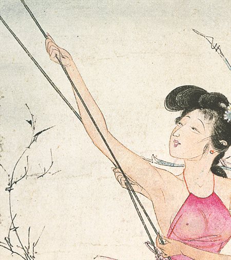 凌云县-胡也佛的仕女画和最知名的金瓶梅秘戏图